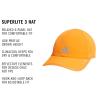 imageadidas Mens Superlite Hat  Lightweight MoistureWicking Cap for Workout and TrainingPure OrangeSilver MetallicWhite3
