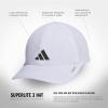 imageadidas Mens Superlite Hat  Lightweight MoistureWicking Cap for Workout and TrainingWhiteBlack3