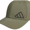 imageadidas Unisex Adult Showcase Hat  Showcase Adjustable Athletic Sports CapOlive Strata GreenBlack