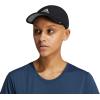 imageadidas Womens Superlite Hat  Lightweight MoistureWicking Cap for Workout and TrainingBlackSilver Reflective2