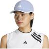 imageadidas Womens Superlite Hat  Lightweight MoistureWicking Cap for Workout and TrainingBlue SparkWhite3