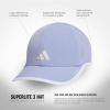 imageadidas Womens Superlite Hat  Lightweight MoistureWicking Cap for Workout and TrainingBlue SparkWhite3