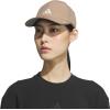 imageadidas Womens Superlite Hat  Lightweight MoistureWicking Cap for Workout and TrainingChalky BrownWhite3