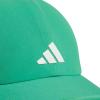 imageadidas Womens Superlite Hat  Lightweight MoistureWicking Cap for Workout and TrainingSemi Court GreenWhite3