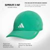 imageadidas Womens Superlite Hat  Lightweight MoistureWicking Cap for Workout and TrainingSemi Court GreenWhite3