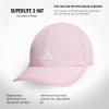 imageadidas Womens Superlite Hat  Lightweight MoistureWicking Cap for Workout and TrainingTrue PinkWhite3