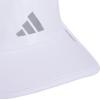 imageadidas Womens Superlite Hat  Lightweight MoistureWicking Cap for Workout and TrainingWhiteSilver Metallic3