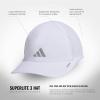 imageadidas Womens Superlite Hat  Lightweight MoistureWicking Cap for Workout and TrainingWhiteSilver Metallic3