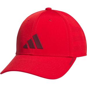 imageadidas Mens Gameday 5 Stretch Fit Hat  Athletic Structured Baseball CapBetter ScarletShadow Red4