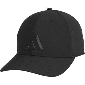 imageadidas Mens Gameday 5 Stretch Fit Hat  Athletic Structured Baseball CapBlackBlack5