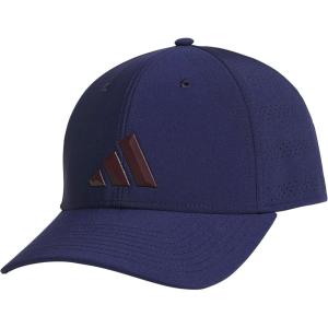 imageadidas Mens Gameday 5 Stretch Fit Hat  Athletic Structured Baseball CapDark BlueActive Maroon5
