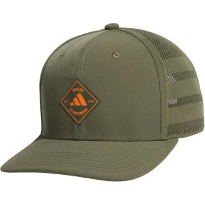 imageadidas Mens QuickDry Floatie Waterproof Hat  Lightweight Snapback CapOlive Strata GreenPure Orange