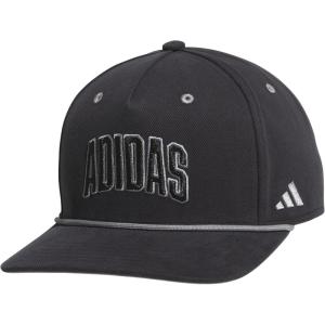 imageadidas Mens Sport Lifestyle Rope Brim Snapback HatBlackGrey ThreeGrey