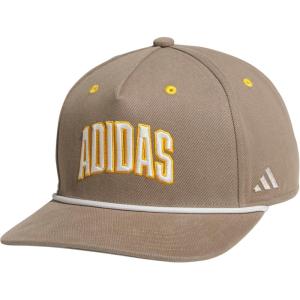 imageadidas Mens Sport Lifestyle Rope Brim Snapback HatKhaki SixOff WhiteCrew Yellow