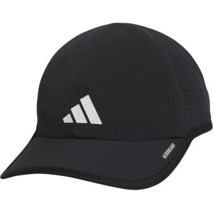 imageadidas Mens Superlite Hat  Lightweight MoistureWicking Cap for Workout and TrainingBlackWhite3