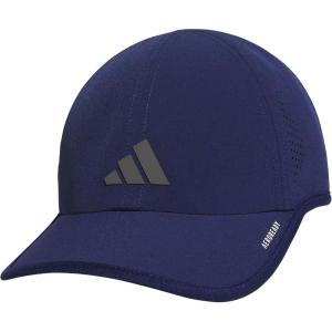 imageadidas Mens Superlite Hat  Lightweight MoistureWicking Cap for Workout and TrainingDark BlueGrey Four3