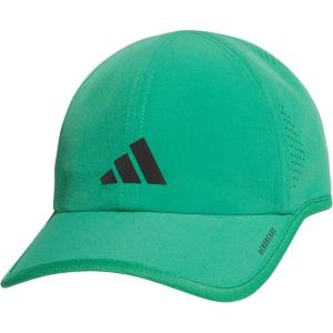 imageadidas Mens Superlite Hat  Lightweight MoistureWicking Cap for Workout and TrainingSemi Court GreenBlack3