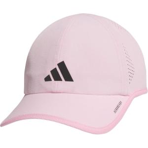 imageadidas Mens Superlite Hat  Lightweight MoistureWicking Cap for Workout and TrainingTrue PinkBlack3