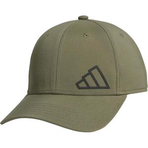 imageadidas Unisex Adult Showcase Hat  Showcase Adjustable Athletic Sports CapOlive Strata GreenBlack