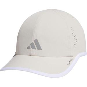 imageadidas Womens Superlite Hat  Lightweight MoistureWicking Cap for Workout and TrainingAlumina BeigeSilver MetallicWhite3