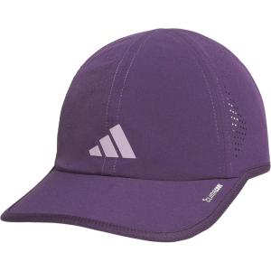 imageadidas Womens Superlite Hat  Lightweight MoistureWicking Cap for Workout and TrainingAurora Plum PurplePowder Plum Purple3