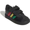 imageadidas Baby VL Court 30 Hook amp Loop ShoeBlackGreenPure Ruby