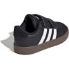 imageadidas Baby VL Court 30 Hook amp Loop ShoeBlackWhiteBrown