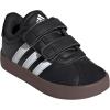 imageadidas Baby VL Court 30 Hook amp Loop ShoeBlackWhiteBrown