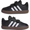 imageadidas Baby VL Court 30 Hook amp Loop ShoeBlackWhiteBrown