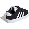 imageadidas Baby VL Court 30 Hook amp Loop ShoeBlackWhiteWhite