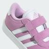 imageadidas Baby VL Court 30 Hook amp Loop ShoeBliss LilacWhiteGrey