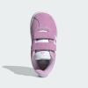 imageadidas Baby VL Court 30 Hook amp Loop ShoeBliss LilacWhiteGrey