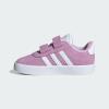 imageadidas Baby VL Court 30 Hook amp Loop ShoeBliss LilacWhiteGrey