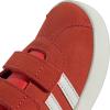 imageadidas Baby VL Court 30 Hook amp Loop ShoeBright RedWhiteOff White