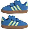 imageadidas Baby VL Court 30 Hook amp Loop ShoeBright RoyalPulse LimeGum