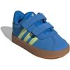 imageadidas Baby VL Court 30 Hook amp Loop ShoeBright RoyalPulse LimeGum