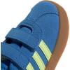 imageadidas Baby VL Court 30 Hook amp Loop ShoeBright RoyalPulse LimeGum