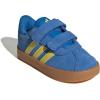 imageadidas Baby VL Court 30 Hook amp Loop ShoeBright RoyalPure SulfurGum