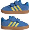imageadidas Baby VL Court 30 Hook amp Loop ShoeBright RoyalPure SulfurGum