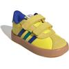 imageadidas Baby VL Court 30 Hook amp Loop ShoeBright YellowBold BlueGreen
