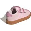 imageadidas Baby VL Court 30 Hook amp Loop ShoeClear PinkClear PinkGum