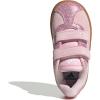 imageadidas Baby VL Court 30 Hook amp Loop ShoeClear PinkClear PinkGum