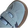 imageadidas Baby VL Court 30 Hook amp Loop ShoeClear SkyNight IndigoGum