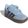imageadidas Baby VL Court 30 Hook amp Loop ShoeClear SkyNight IndigoGum