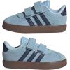imageadidas Baby VL Court 30 Hook amp Loop ShoeClear SkyNight IndigoGum