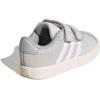 imageadidas Baby VL Court 30 Hook amp Loop ShoeDash GreyWhiteLime Burst