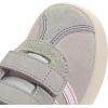 imageadidas Baby VL Court 30 Hook amp Loop ShoeDash GreyWhiteLime Burst