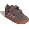 imageadidas Baby VL Court 30 Hook amp Loop ShoeEarth StrataSemi Frozen TurboAmber Gum