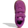 imageadidas Baby VL Court 30 Hook amp Loop ShoeFlash PinkBliss PinkClear Pink