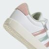 imageadidas Baby VL Court 30 Hook amp Loop ShoeFtwr White Linen Green Met Sandy Pink Met